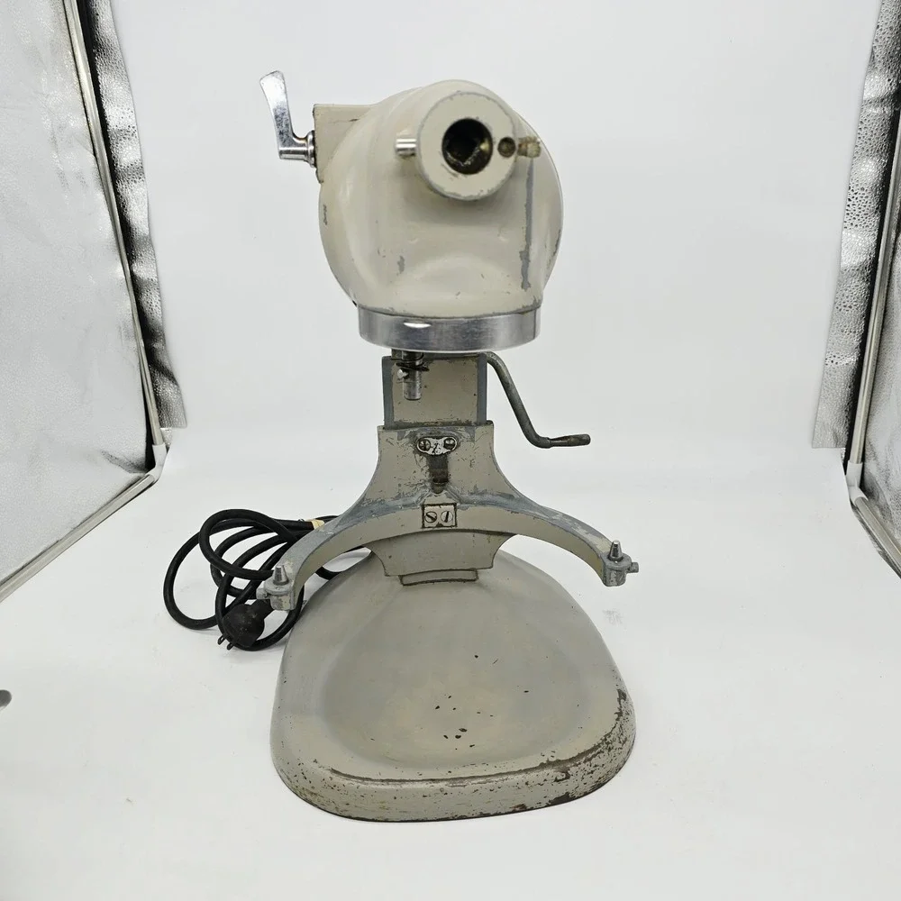 Hobart N50 Commercial Mixer 5 Quart Model N-50 Gray 3-Speed W/ Bowl Attachments